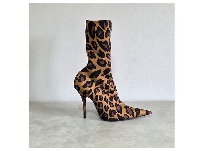 Botas de tacón de leopardo Balenciaga - vista 3