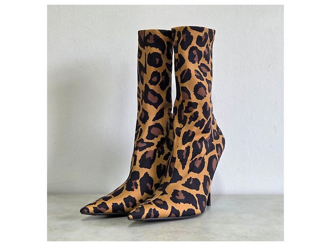 Botas de tacón de leopardo Balenciaga - vista 4