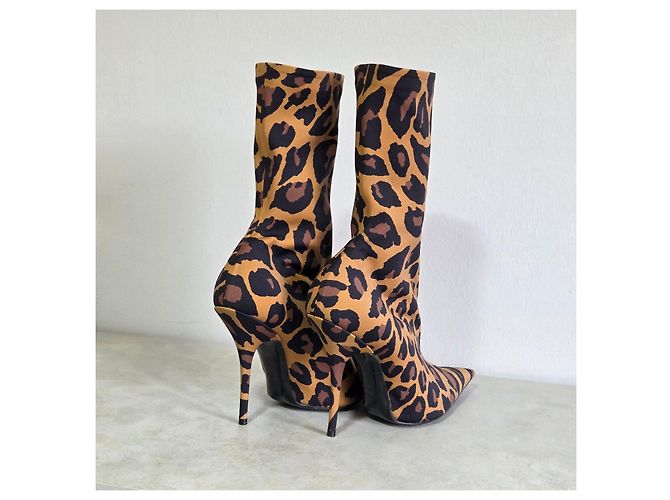 Botas de tacón de leopardo Balenciaga - vista 7