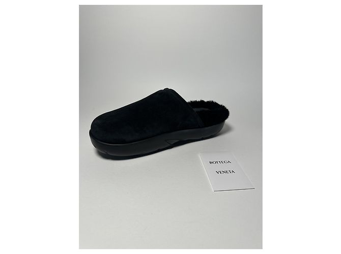 Bottega Veneta – Black Suede Snap Mules – Size 40 - vista 7