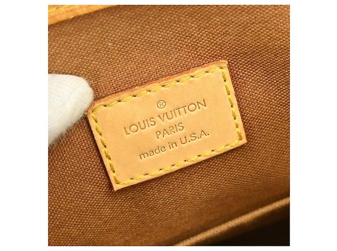 Sac Batignolles en toile Monogram Louis Vuitton Vertical - vue 3