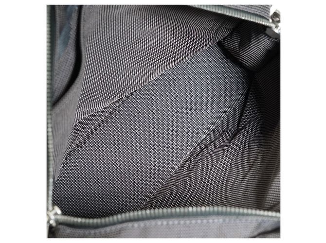 Hermès Herline Tote PM Tasche Grau Stoff - Ansicht 14