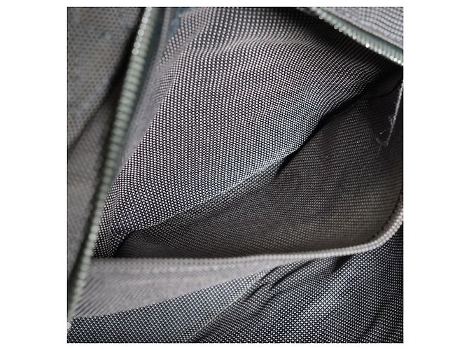 Hermès Herline Tote PM Tasche Grau Stoff - Ansicht 15