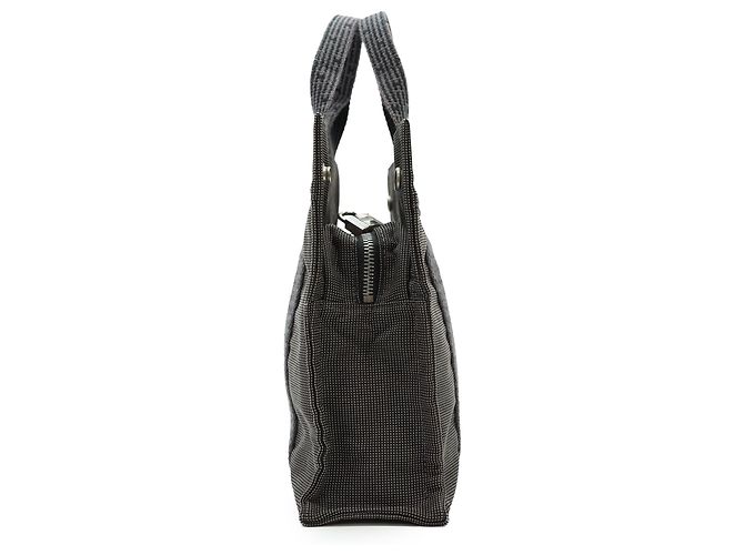 Hermès Herline Tote PM Grau Stoff - Ansicht 3