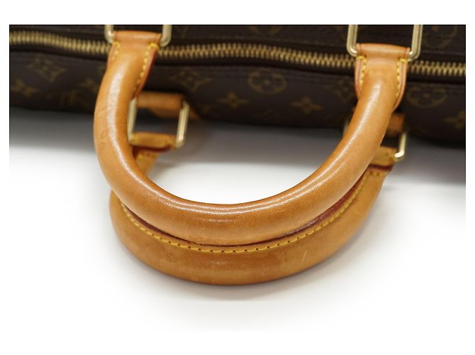 Louis Vuitton Keepall 45 Monogram Marrone Pelle - vista 11
