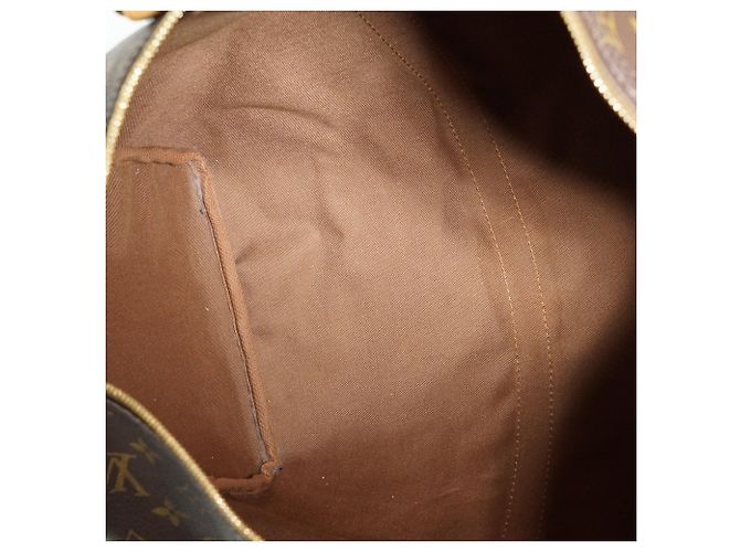Louis Vuitton Keepall 45 Monogram Marrone Pelle - vista 15