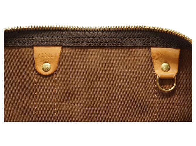 Louis Vuitton Keepall 45 Monogram Marrone Pelle - vista 16