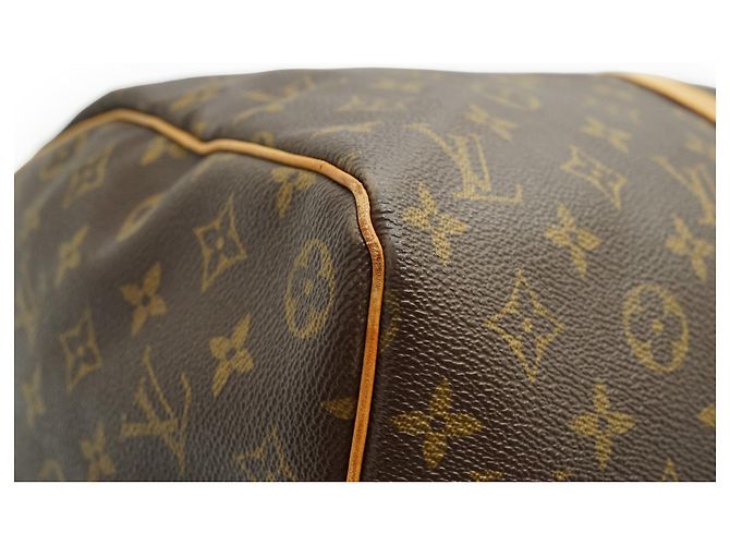 Louis Vuitton Keepall 45 Monogram Marrone Pelle - vista 6