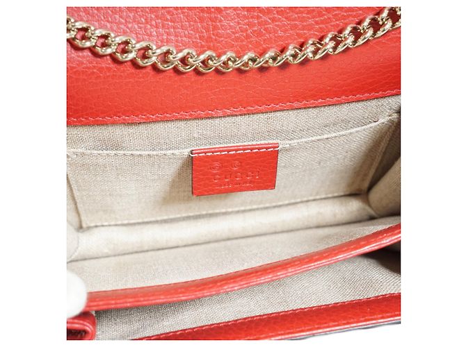 Gucci Bolsa de ombro pequena com corrente Interlocking G - vista 13