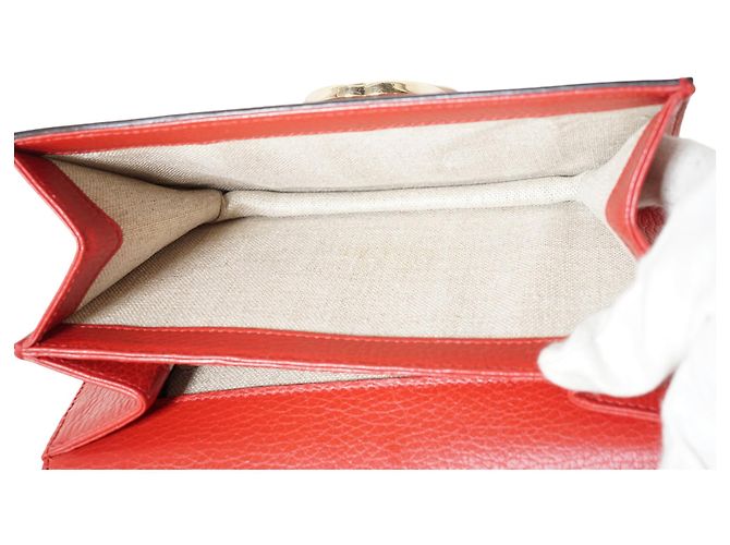 Gucci Bolsa de ombro pequena com corrente Interlocking G - vista 14