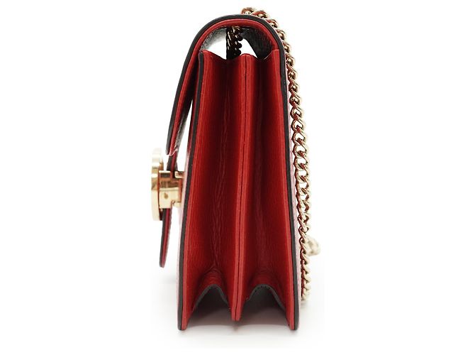 Gucci Bolsa de ombro pequena com corrente Interlocking G - vista 5