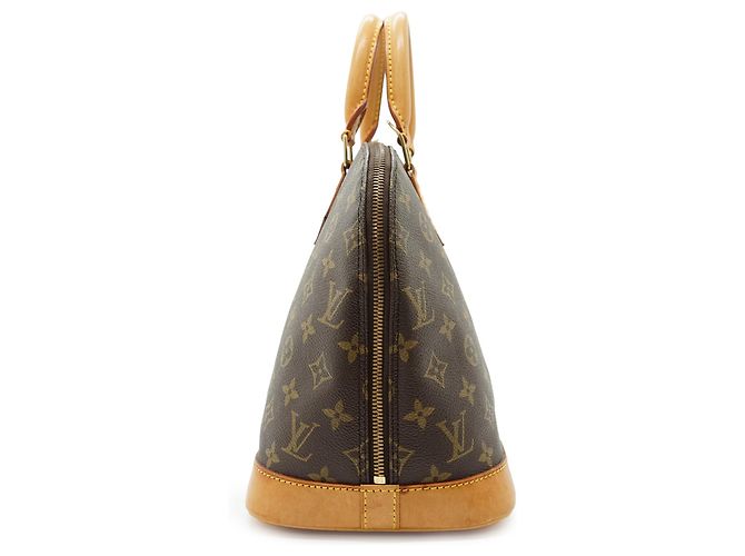 Louis Vuitton Monogram Alma PM Marron Cuir - vue 3