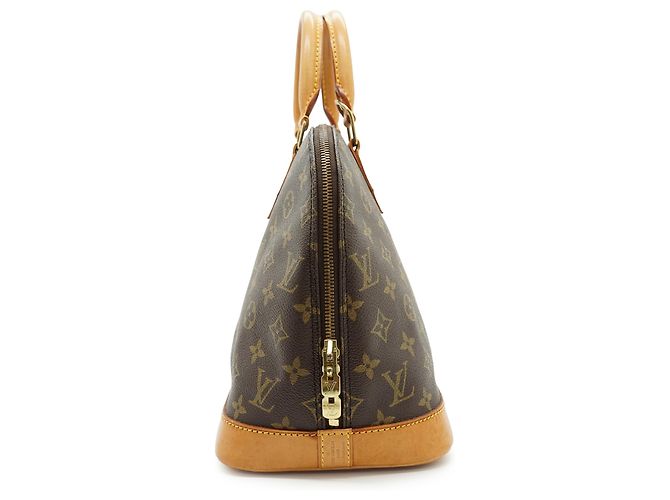 Louis Vuitton Monogram Alma PM Marron Cuir - vue 4