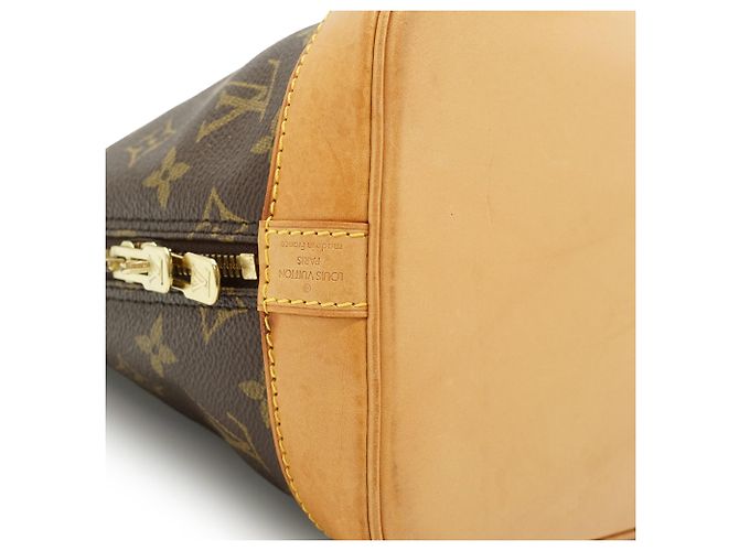Louis Vuitton Monogram Alma PM Marron Cuir - vue 6