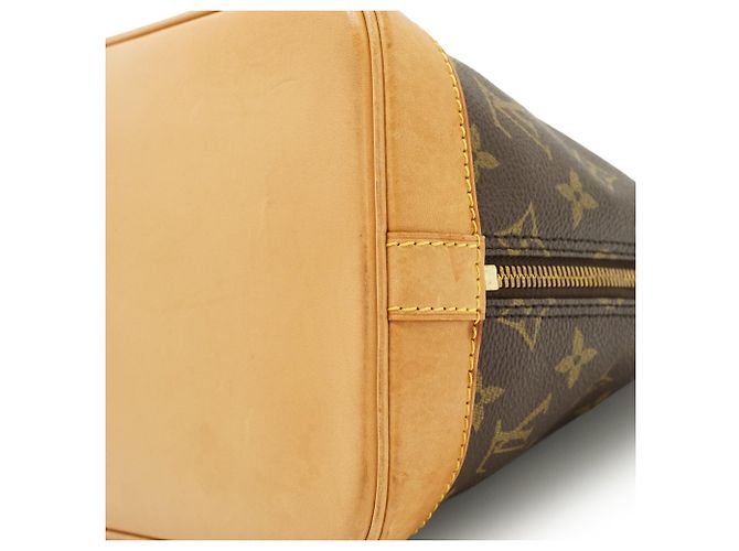 Louis Vuitton Monogram Alma PM Marron Cuir - vue 7