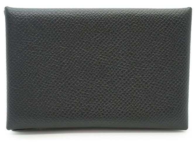 Hermès Portacarte Epsom Calvi - vista 2