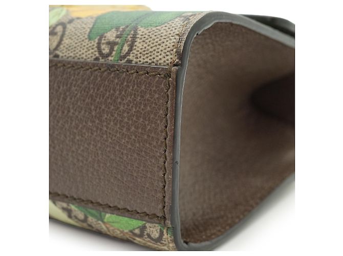 Padlock Gucci Borsa a spalla piccola con catena e stampa floreale GG Supreme con lucchetto Tian - vista 7