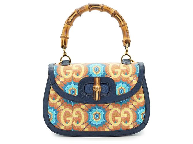 Bamboo Gucci Borsa a mano media in bambù 1947 edizione limitata 100° anniversario Kaleidoscope - vista 2
