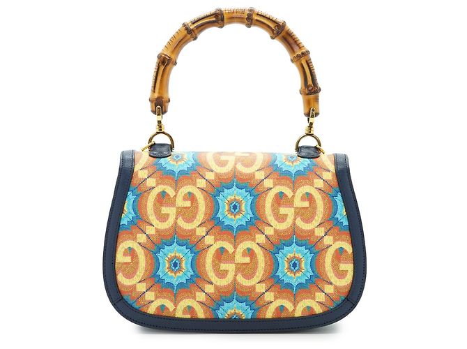 Bamboo Gucci Borsa a mano media in bambù 1947 edizione limitata 100° anniversario Kaleidoscope - vista 3