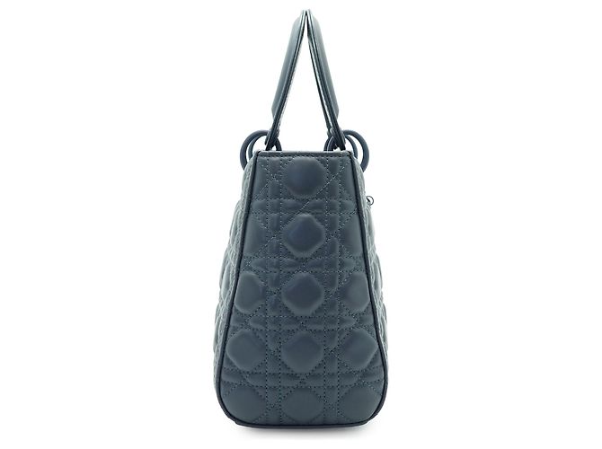 Lady Dior Media Cannage Pelle di Vitello Ultra Opaca - vista 5