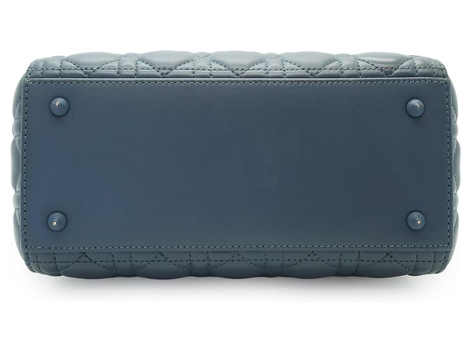 Lady Dior Media Cannage Pelle di Vitello Ultra Opaca - vista 6