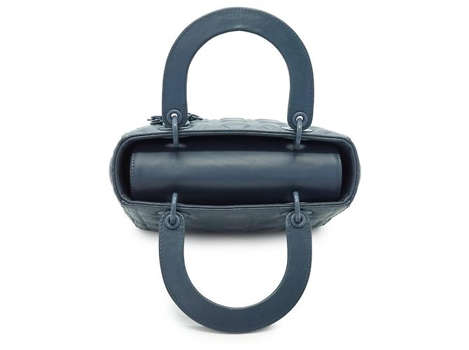 Lady Dior Media Cannage Pelle di Vitello Ultra Opaca - vista 9