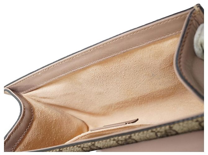 Padlock Gucci Borsa a spalla piccola GG Supreme con borchie e lucchetto decorato con perle - vista 13