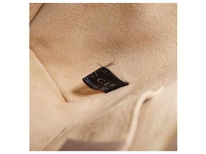 Padlock Gucci Borsa a spalla piccola GG Supreme con borchie e lucchetto decorato con perle - vista 16