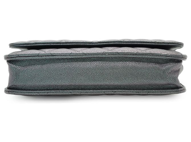 Chanel Portafoglio classico Matelassé in Caviale con catena - vista 6