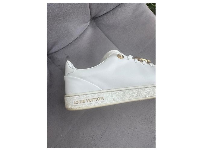 Louis Vuitton Time Out weiße Leder-Sneaker 36 gebraucht - Ansicht 6