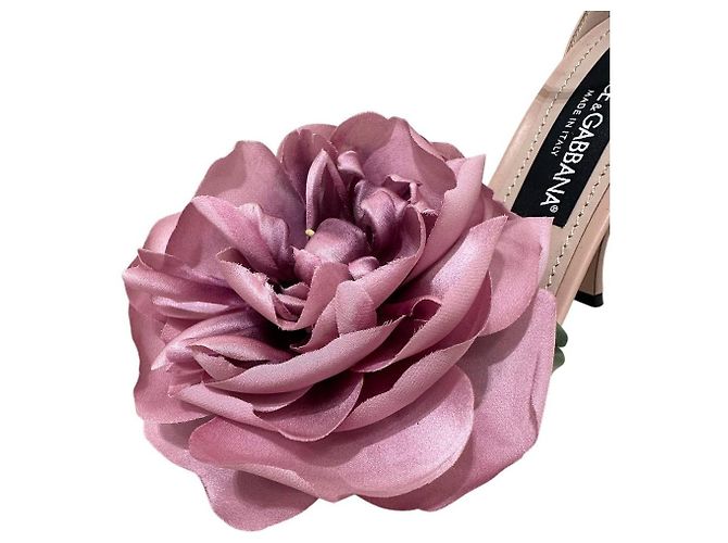 Sandali con tacco Desirée Floral Dolce & Gabbana Rosa Tg.37 usati - vista 6