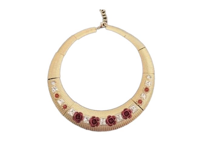 Colar Dolce & Gabbana com Rosas e Cristais - vista 3