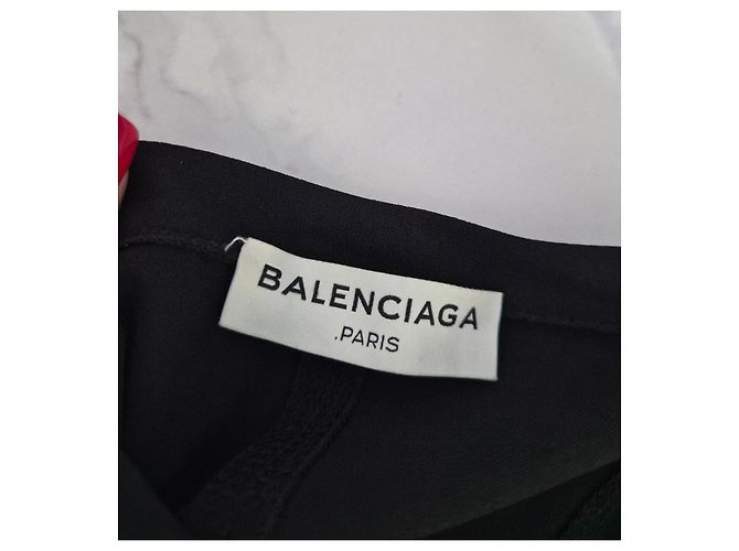 Balenciaga Vestido Largo Negro - vista 7
