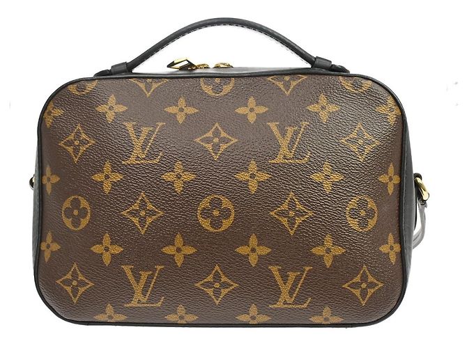 Louis Vuitton Saintonge in tela Monogram con pelle - vista 2