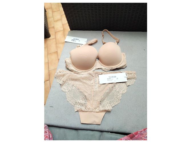 Stella Mc Cartney Stella McCartney Spitzenunterwäsche-Set Nude - Ansicht 2