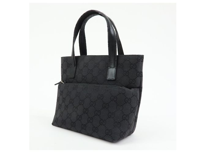 Tote Gucci em tela GG e couro - vista 3