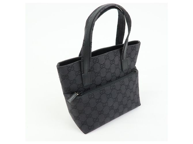 Tote Gucci em tela GG e couro - vista 4