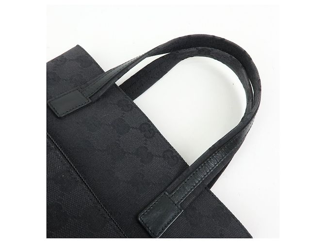 Tote Gucci em tela GG e couro - vista 6