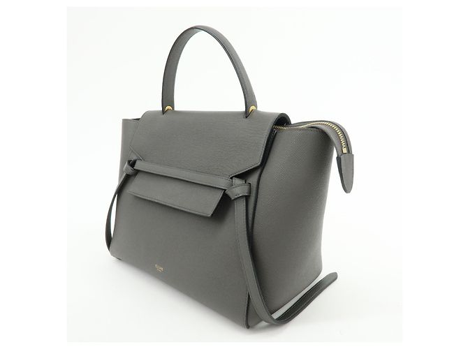 Céline Mini cinturón de cuero texturizado Celine - vista 3