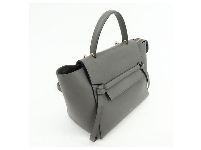 Céline Mini cinturón de cuero texturizado Celine - vista 4