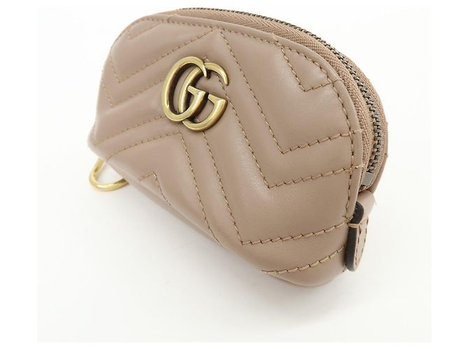Gucci GG Marmont Key in pelle Matelassé - vista 3