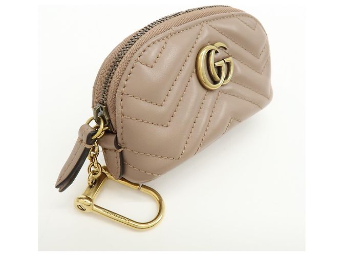Gucci GG Marmont Key in pelle Matelassé - vista 4