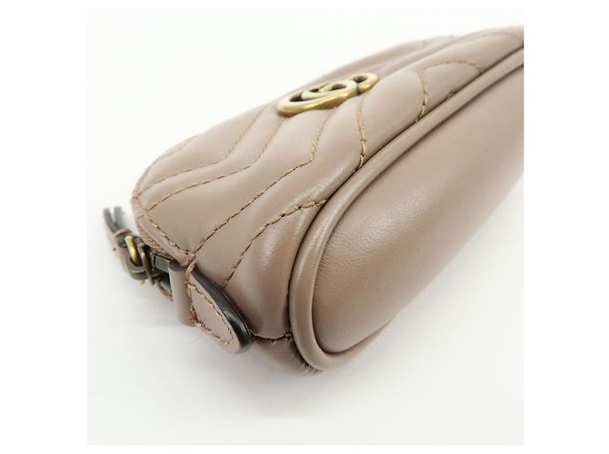 Gucci GG Marmont Key in pelle Matelassé - vista 6
