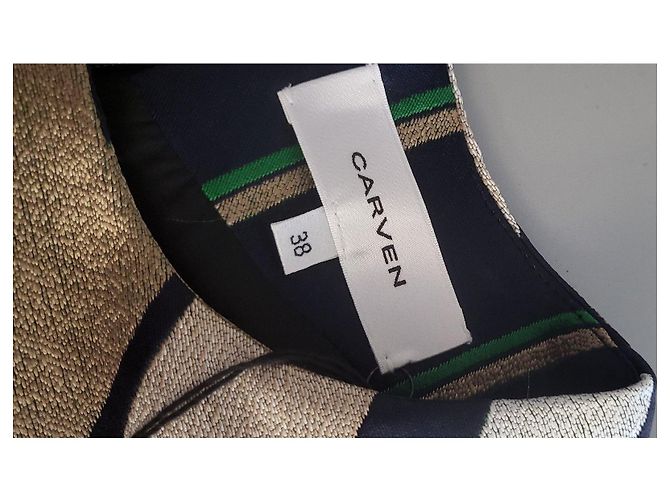 Carven Vestido a rayas sin mangas - vista 5