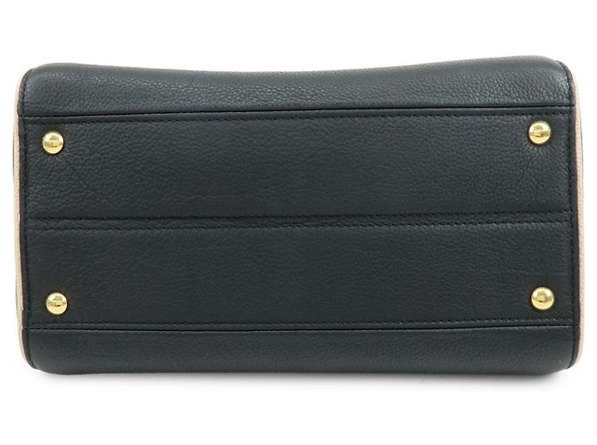 Louis Vuitton Double V in pelle di vitello e Monogram Canvas - vista 3