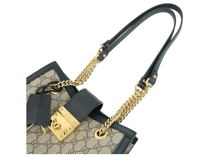 Gucci Padlock Chain GG Coated Canvas with Leather Small - Ansicht 4