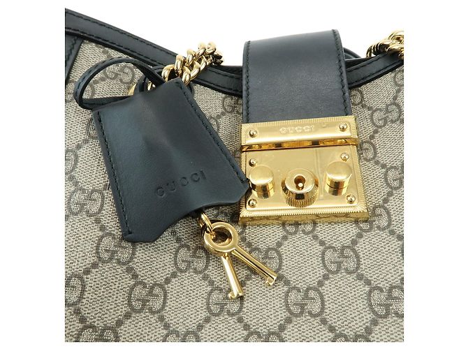 Gucci Padlock Chain GG Coated Canvas with Leather Small - Ansicht 7