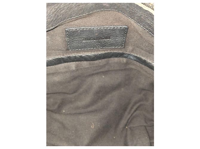Zadig & Voltaire Borsa Bowling in Pelle Nera - vista 11