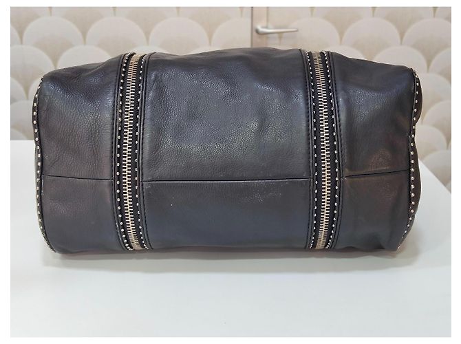 Zadig & Voltaire Borsa Bowling in Pelle Nera - vista 5