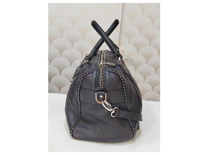 Zadig & Voltaire Borsa Bowling in Pelle Nera - vista 8